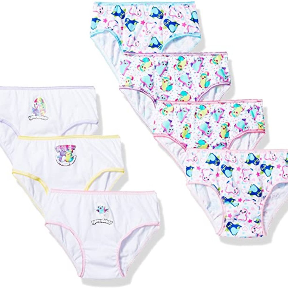 Girls Hatchimals 7 Pack Underwear